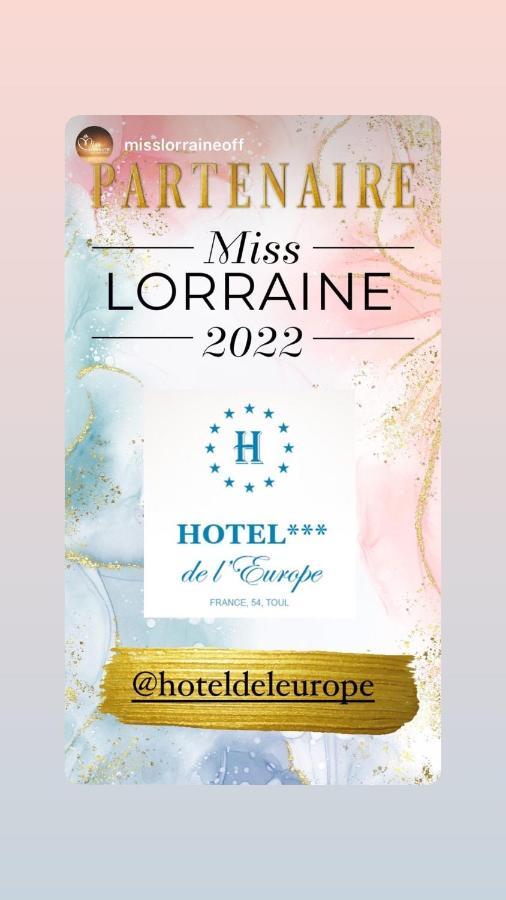 Hotel De L'Europe Тул Екстериор снимка